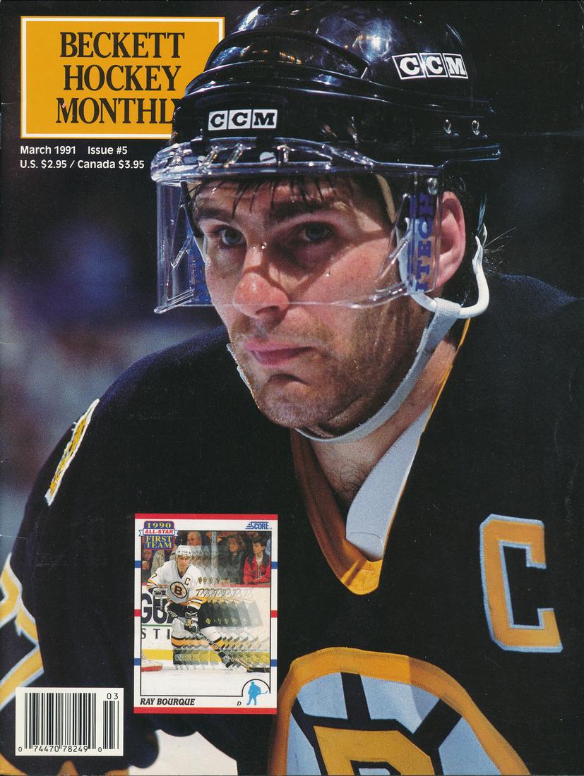 #05 March 1991-Ray Bourque Hockey Beckett