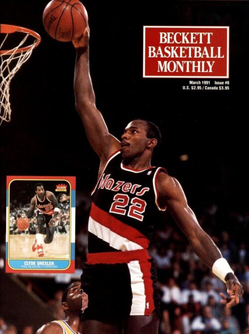 #08 March 1991-Clyde Drexler Basketball Beckett