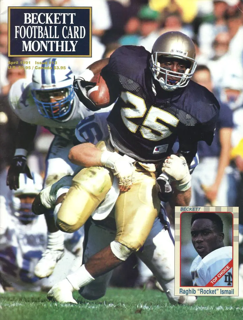 #13 April 1991-Raghib Ismail Football Beckett