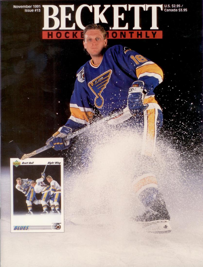 #13 November 1991-Bret Hull Hockey Beckett