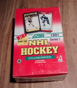 1991-92-Score English Series NHL Hockey Box