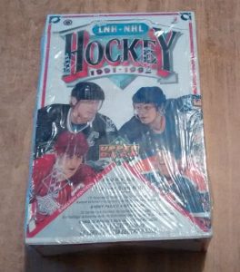 1991-92 Upper Deck English Low# Hockey Retail Box