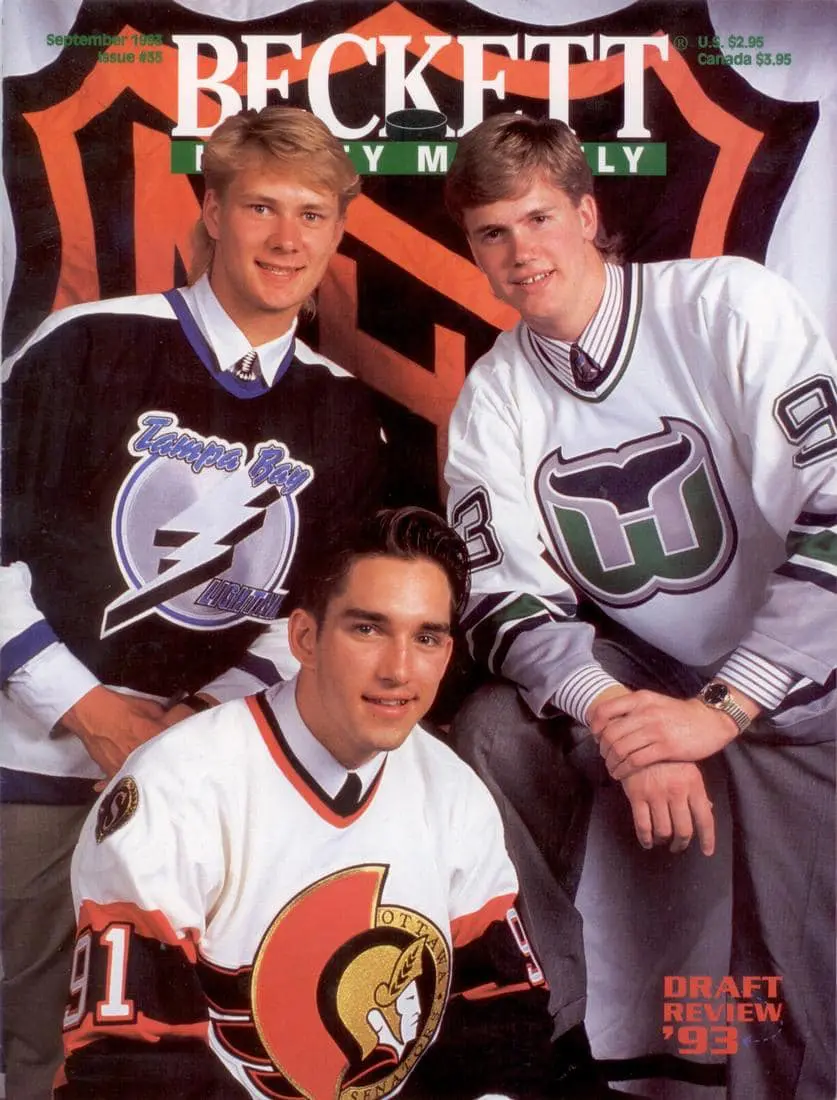 #35 September 1993-Daigle/Pronger/Graton Hockey Beckett