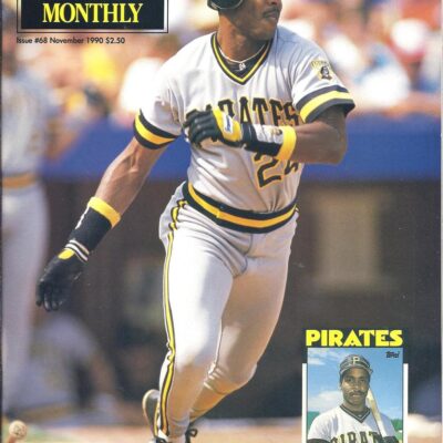 Barry Bonds, Pittsburgh Pirates signed Topps magazine