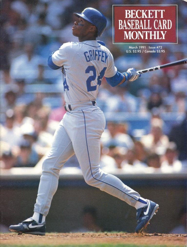 #72 March 1991-Ken Griffey Jr. Baseball Beckett