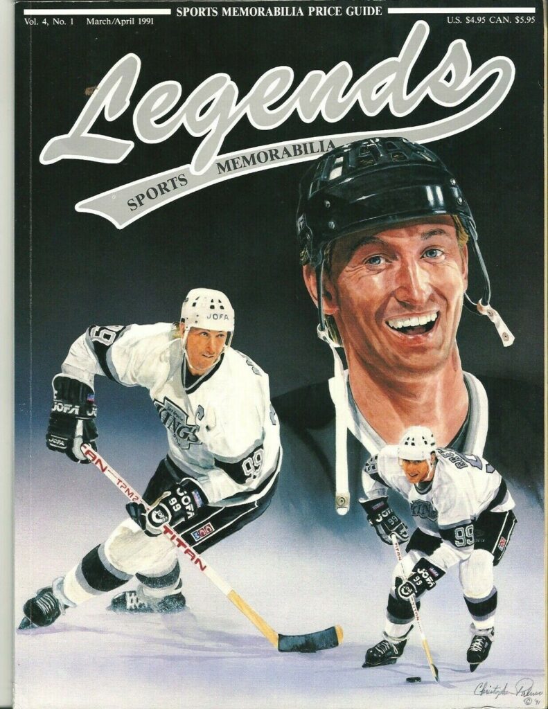 Gretzky Legends Sports Memorabilia Price Guide Vol 4 No 1 Mar/Apr 1991