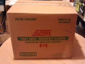 1991-92-Score Hockey English Series Box Case