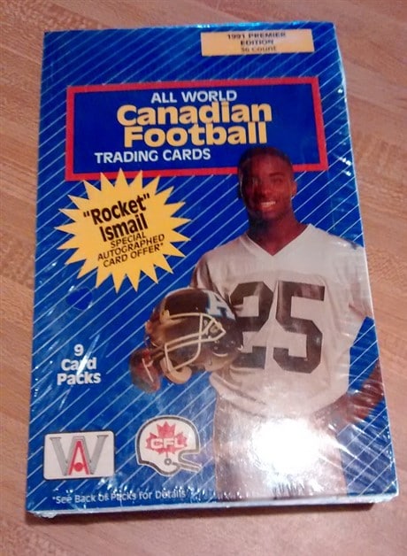 1991 All World Canadian Football CFL Box