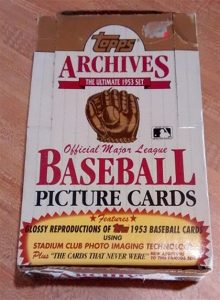 1991 Topps Baseball Archives Reprint Box