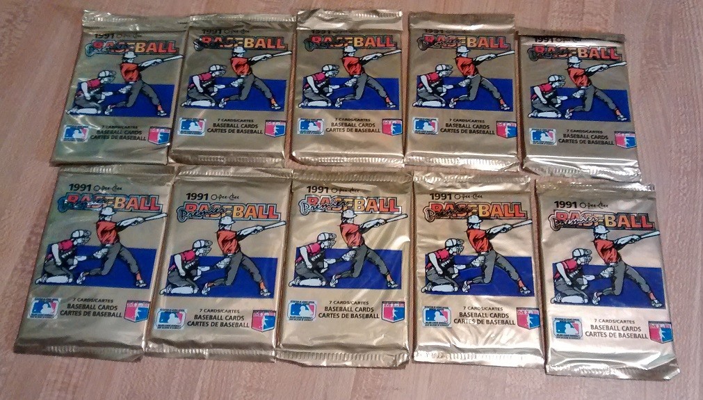 1991 OPC Premier Baseball Packs