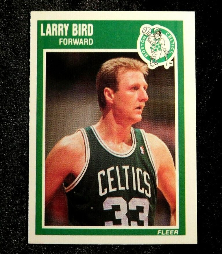1989-90 Fleer, Larry Bird, #8