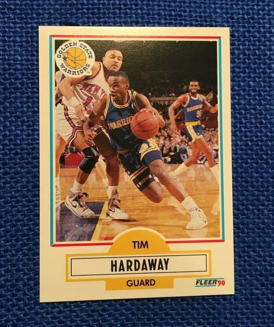 1990-91 Fleer TIM HARDAWAY #63 RC