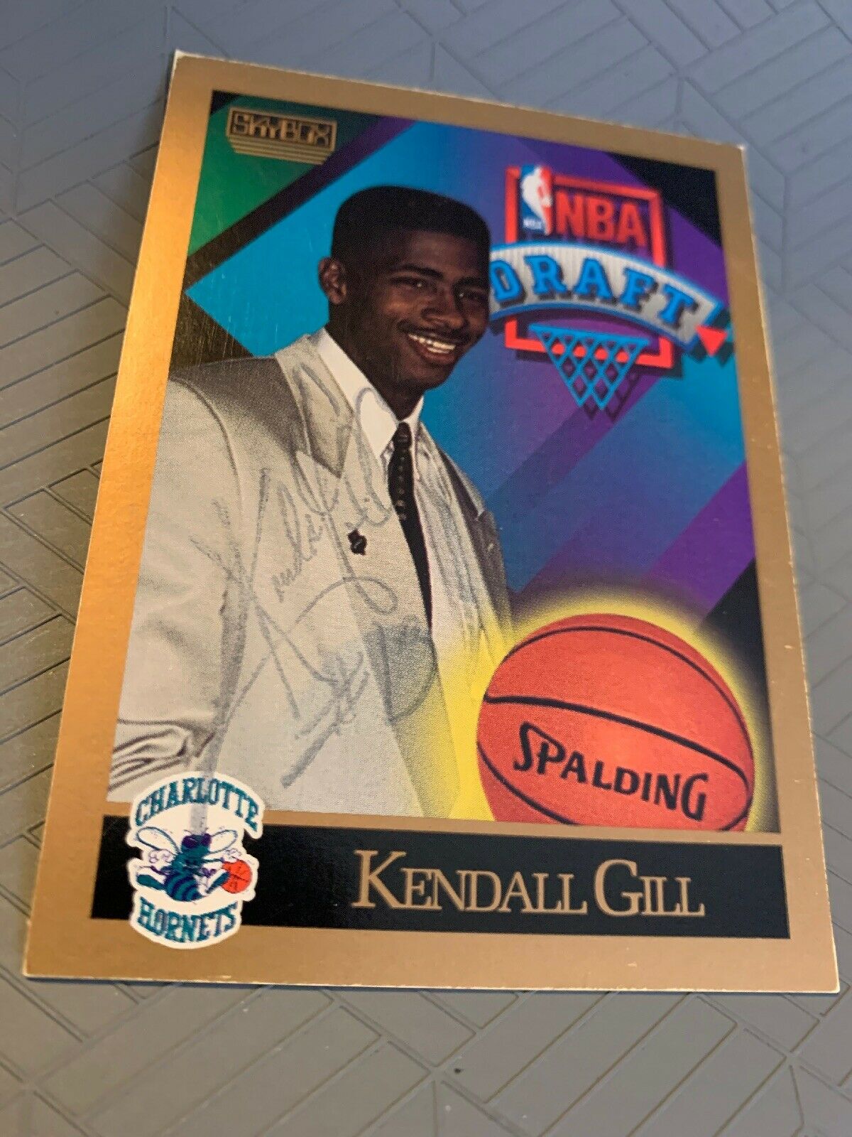 1990-91 Skybox Kendall Gill Draft Pick #356 RC
