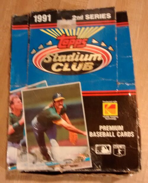 1991 Topps Stadium Club Series 2 Baseball Box
