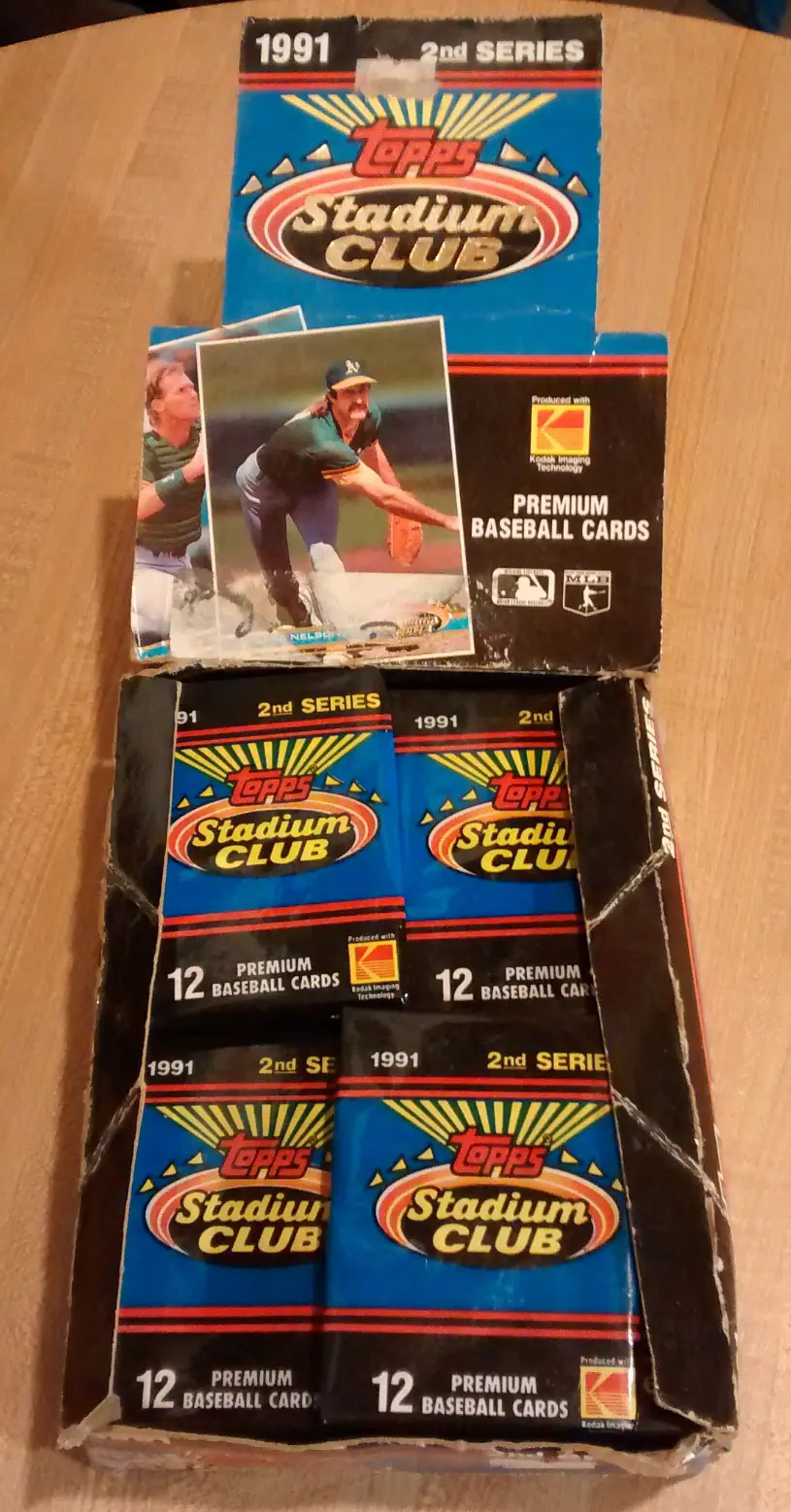 1991 Topps Stadium Club Series 2 Baseball Box02