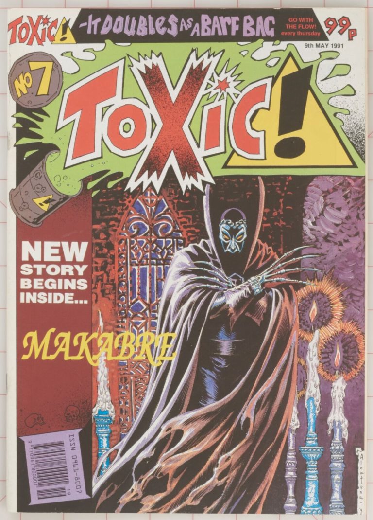 TOXIC 7/ MAY 9, 1991 / BRITISH UNDERGROUND COMIC / HORROR & SCIFI