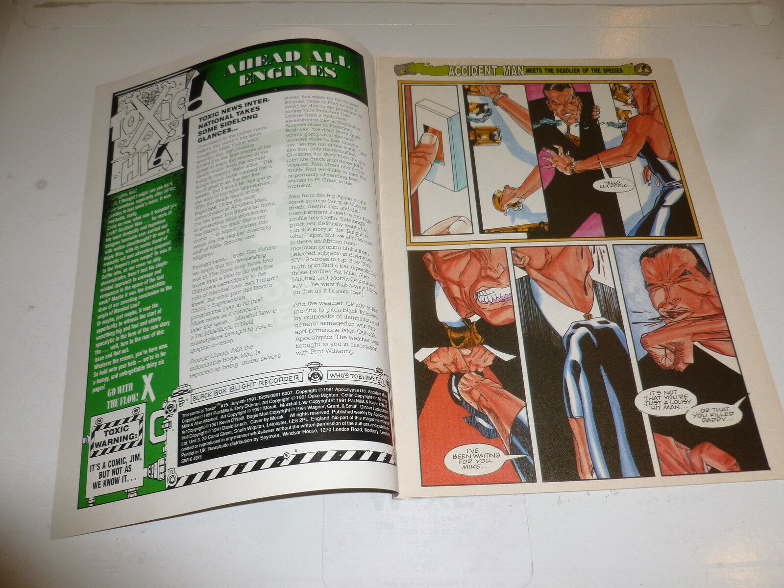 TOXIC! Comic No. 15 JUL 04, 1991 – MR-SPORT | SPORTS CARDS