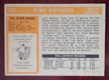 137 Tony Esposito Bk 1