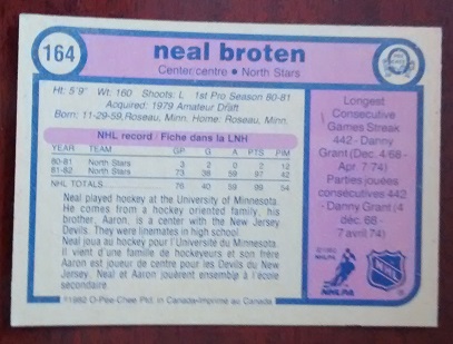 164 Neal Broten Bk 1 1