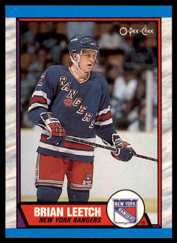 1989-90 OPC Brian Leetch ROOKIE RC_front