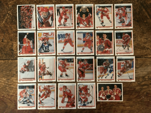 1990 91 Upper Deck English Hockey TEAM CANADA Set1 1