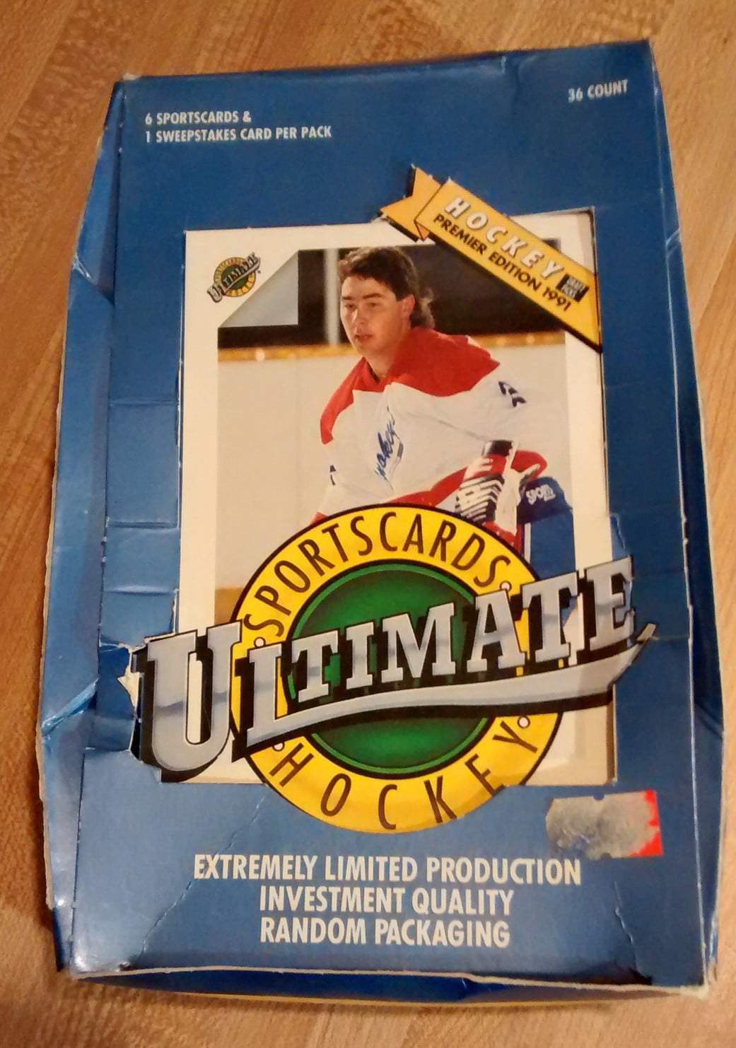 1991 Ultimate Hockey Draft Picks Premier Edition - 19 Factory Sealed ...