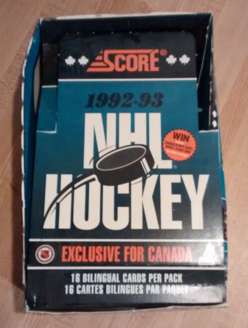 1992 93 Score NHL Hockey