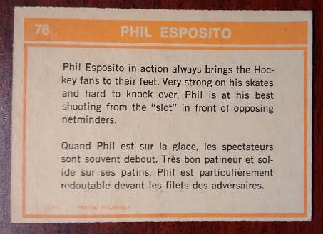 76 Phil Esposito Bk 1
